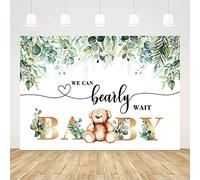 Simpatico orso sfondo fotografia sfondo possiamo sopportare baby shower sfondo primo compleanno torta decorazione della tavola banner