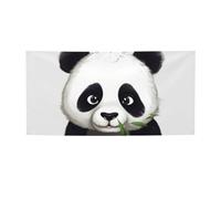 Simpatico panda banner e segni all'aperto decorazione per feste banner personalizzato con occhielli sfondo compleanno segno poster sfondo foto sfondo per eventi di nozze piccolo