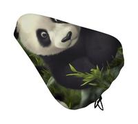 Simpatico panda copertura antipioggia per bicicletta, impermeabile, antipolvere, cuscino morbido per sella della bicicletta, con coulisse, per uomini e donne