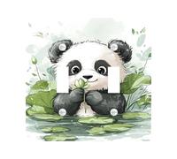 Simpatico panda copertura per interruttore della luce, copertura per interruttore, verde naturale fauna selvatica per decorazione domestica, piastre da parete in materiale termoplastico, dimensioni