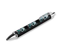 Simpatico Panda Day of Dead Skull Penna a sfera con stampa retrattile nera rotonda barile fine penne 0,5 mm 1 pz come foto 3