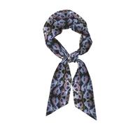 Simpatico panda gigante Elegante sciarpa in raso per donna Sciarpa alla moda morbida e lucida con stampa all-over Versatile da indossare come fascia per capelli o cravatta per appuntamenti e foto d