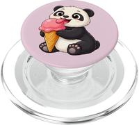 Simpatico panda Kawaii con gelato estivo PopSockets PopGrip per MagSafe