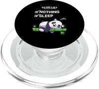Simpatico panda kawaii per fare lista delle cose da fare niente di panda stanco che dorme PopSockets PopGrip per MagSafe