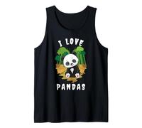 Simpatico Panda, Regalo per Gli Amanti degli orsi, per Uomini, Donne, Bambini, Ragazzi e Ragazze Canotta