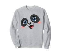 Simpatico panda sorridente cartone animato disegno grafico (ragazze e donne) Felpa