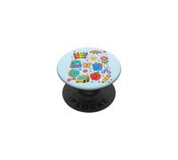 Simpatico pastello Apple Pencil Teacher Kid che torna a scuola PopSockets PopGrip Adesivo