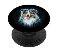 Simpatico pastore tedesco australiano PopSockets PopGrip Adesivo