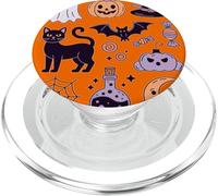 Simpatico pattern Halloween Spet -Spooky Coast Coquette PopSockets PopGrip per MagSafe