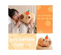 Simpatico Peluche Kabibala con Copricapo Arancione. Morbido Cuscino per Bambola di Peluche Kabibala. È il Regalo Perfetto per un Abbraccio.