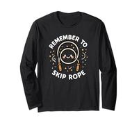 Simpatico Personaggio Remember to Skip Rope Maglia a Manica