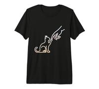 Simpatico Pet Tee Love My Cat Best Friend Pugno Bump Paw Cat Maglietta Premium