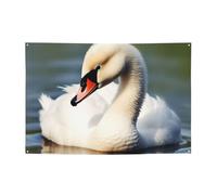 Simpatico piccolo cigno Banner personalizzato Grandi Banner per Lndoor Outdoor Party Signs con quattro fori rotondi in metallo banner segno per la decorazione di feste aziendali