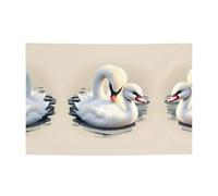 Simpatico piccolo cigno decorazione da parete per feste, adatto per varie scene, feste, riunioni (119,4 x 180,3 cm) banner festivo