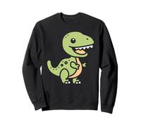 Simpatico piccolo minimalista tirannosaurus dinosauro t-rex Felpa