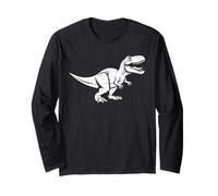 Simpatico piccolo minimalista tirannosaurus dinosauro t-rex Maglia a Manica