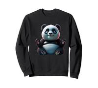 Simpatico Piccolo Panda Divertente Design Unisex per Uomo Donna Tee Felpa