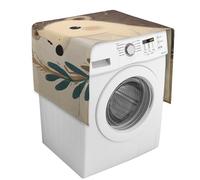 Simpatico piccolo riccio copertura per lavatrice con tasche portaoggetti per lavatrice e asciugatrice, copertura antipolvere 137,9 x 52,1 cm, cuscinetti protettivi per frigorifero e cucina
