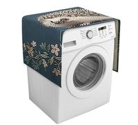 Simpatico piccolo riccio copertura per lavatrice con tasche portaoggetti per lavatrice e asciugatrice, copertura antipolvere 137,9 x 52,1 cm, cuscinetti protettivi per frigorifero e cucina