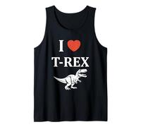 Simpatico piccolo tirannosaurus dinosauro i love t-rex Canotta