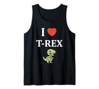 Simpatico piccolo tirannosaurus dinosauro i love t-rex Canotta