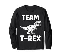 Simpatico piccolo tirannosaurus dinosauro Team t-rex Maglia a Manica