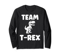 Simpatico piccolo tirannosaurus dinosauro Team t-rex Maglia a Manica