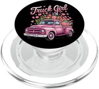 Simpatico pick-up per ragazze e donne che amano i camion e i fiori PopSockets PopGrip per MagSafe