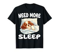 Simpatico pigiama Cavalier King Charles Spaniel Need more Sleep Maglietta