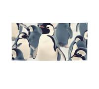 Simpatico pinguino animale modello banner e segni all'aperto decorazione per feste banner personalizzato con occhielli sfondo compleanno segno poster sfondo foto sfondo per eventi di nozze medio