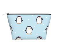 Simpatico pinguino e neve stampati, Borsa da toilette Borsa per trucco Borsa per cosmetici Borsa da toilette da viaggio portatile