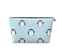 Simpatico pinguino e neve stampati, Borsa da toilette Borsa per trucco Borsa per cosmetici Borsa da toilette da viaggio portatile