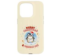 Simpatico pinguino natalizio Kawaii Merry Christmas e Waddle On Custodia per iPhone 15 Pro