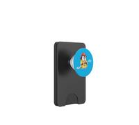 Simpatico pinguino pompiere Kid Design a tema PopSockets PopWallet per MagSafe