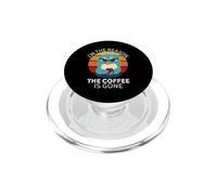 Simpatico pinguino vintage Sono la ragione per cui il caffè è finito PopSockets PopGrip per MagSafe