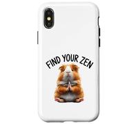 Simpatico porcellino d'India che prega, adorabile design con animale domestico Custodia per iPhone X/XS