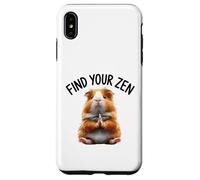 Simpatico porcellino d'India che prega, adorabile design con animale domestico Custodia per iPhone XS Max