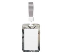 Simpatico porta badge - Stampa di un aereo della Seconda Guerra Mondiale. Elegante porta badge verticale per tessere identificative.