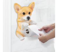 Simpatico Porta Carta Igienica Da Parete a Forma di Cane, Ideale per Ufficio,