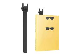 Simpatico porta pagina, portatile, segnalibro 3D a forma di cartone animato, per leggere, divertente segnalibro in silicone flessibile per donne che leggono segnalibri per gli amanti dei