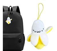 Simpatico portachiavi in peluche a banana - Giocattolo portachiavi in peluche a banana | Portachiavi carino e alla moda con ciondolo tascabile, bambola a banana ripiena per decorazioni per feste