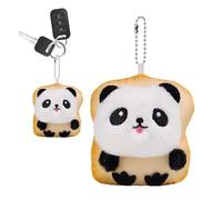 Simpatico portachiavi Panda, portachiavi bambola Panda, Portachiavi in peluche con ciondolo per borsa a mano, Simpatico ciondolo per borsa a forma di panda di peluche, portachiavi con animali