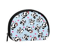 Simpatico portamonete Panda Portamonete Chiusura con cerniera Borsa portaoggetti cosmetici Portafoglio piccolo portamonete