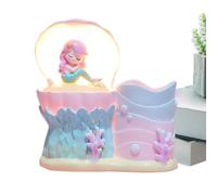 Simpatico portapenne in resina | Bicchiere portaoggetti per cancelleria, creativo in resina, organizer da scrivania, organizer multifunzionale con LED per organizzare e illuminare