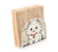 Simpatico portatovaglioli mitici dell'antica mitologia cinese in acrilico moderno per bagno, ristorante tovagliolo autoportante e portautensili decorazione per la casa per bagno, ristorante