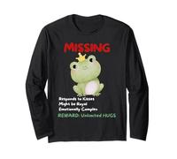 Simpatico Poster Divertente del Principe ranocchio scomparso Maglia a Manica