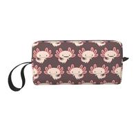 Simpatico potere di Axolotl, Borsa per il trucco Borsa per cosmetici Borsa da toilette da viaggio portatile Borsa per trucco Organizer
