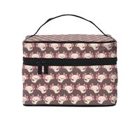 Simpatico potere di Axolotl, Borsa per il trucco Borsa per cosmetici Borsa da viaggio portatile da viaggio Astuccio per matite