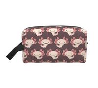 Simpatico potere di Axolotl, Borsa per il trucco Borsa per cosmetici Borsa da viaggio portatile da viaggio Borsa per trucco Organizer