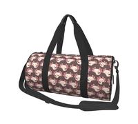 Simpatico potere di Axolotl, Borsone da viaggio di grande capacità Borsa rotonda Borsa da viaggio sportiva Borsa da viaggio Borsa da fitness